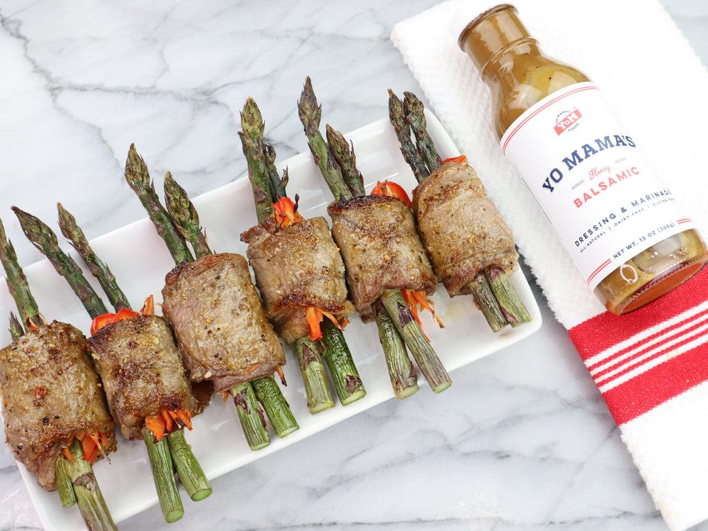 Balsamic Steak Rolls - Yo Mama's Foods