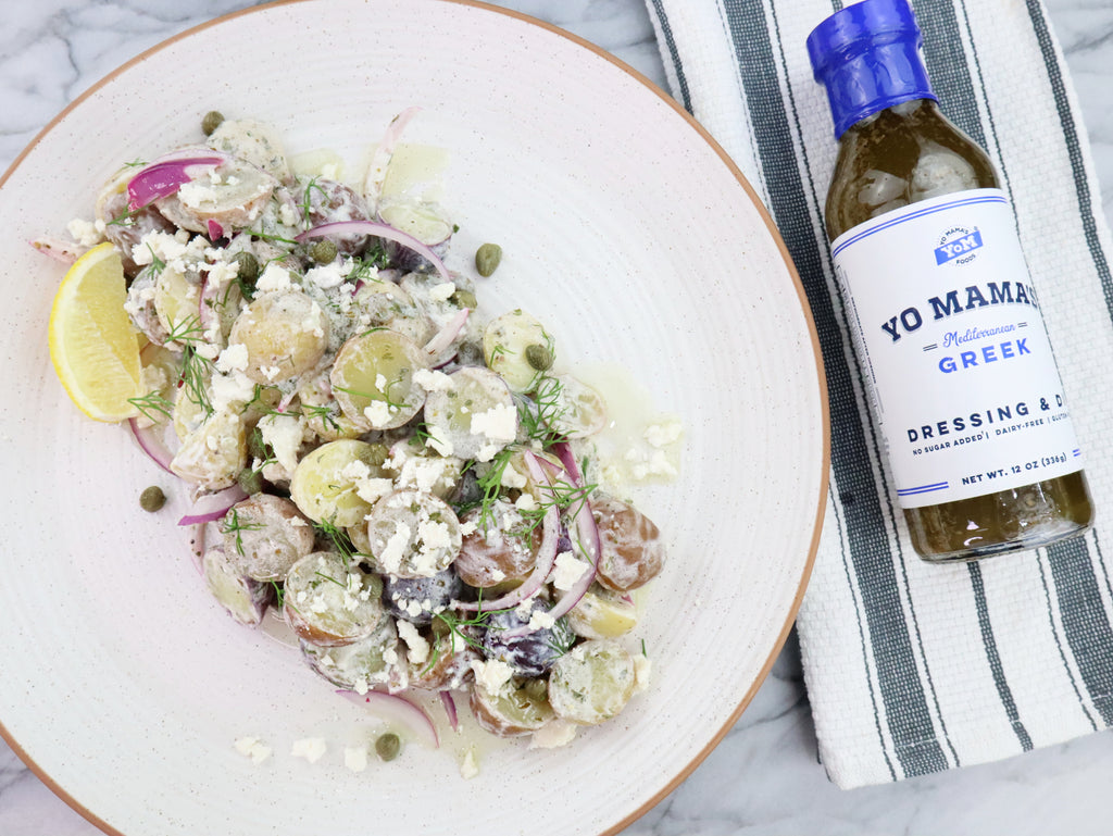 Greek Potato Salad - Yo Mama's Foods