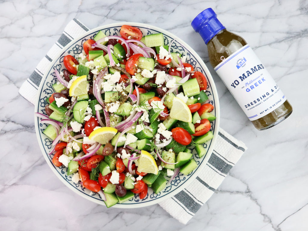 Chopped Greek Salad - Yo Mama's Foods