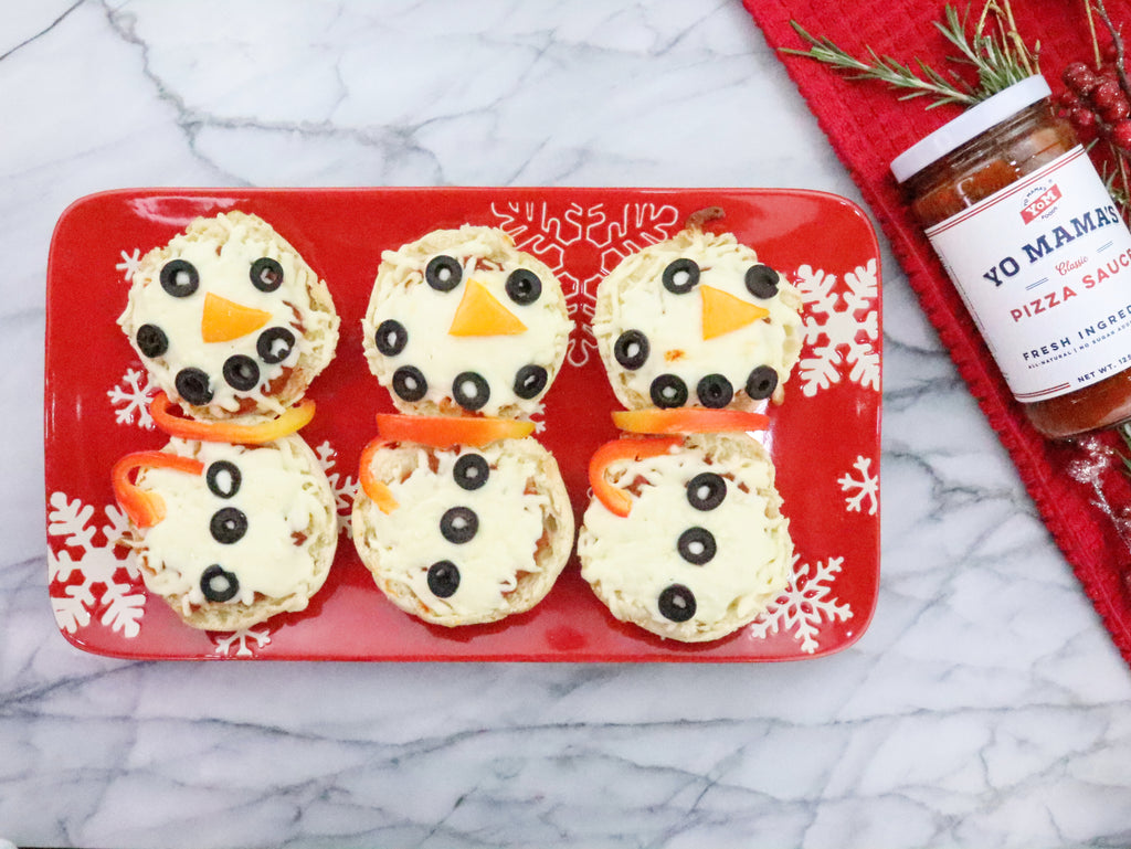 Pizza Snowmen - Yo Mama's Foods