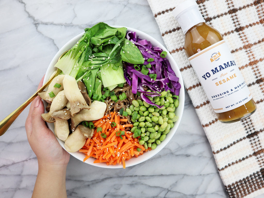 Asian Sesame Soba Bowl - Yo Mama's Foods
