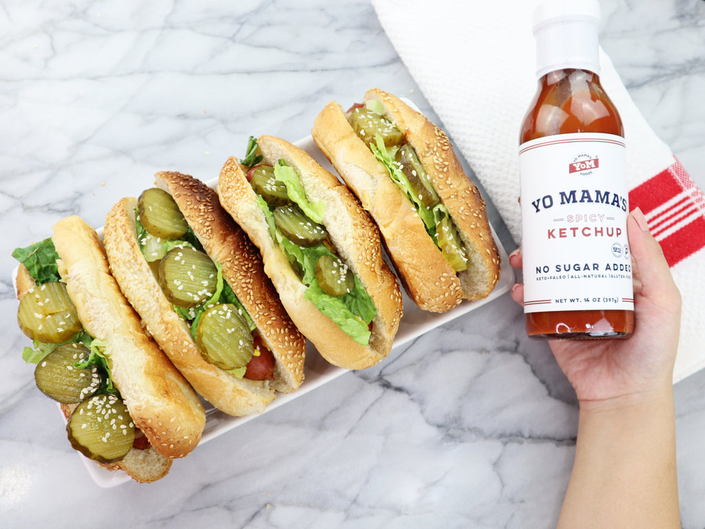 Cheeseburger Hotdogs - Yo Mama's Foods