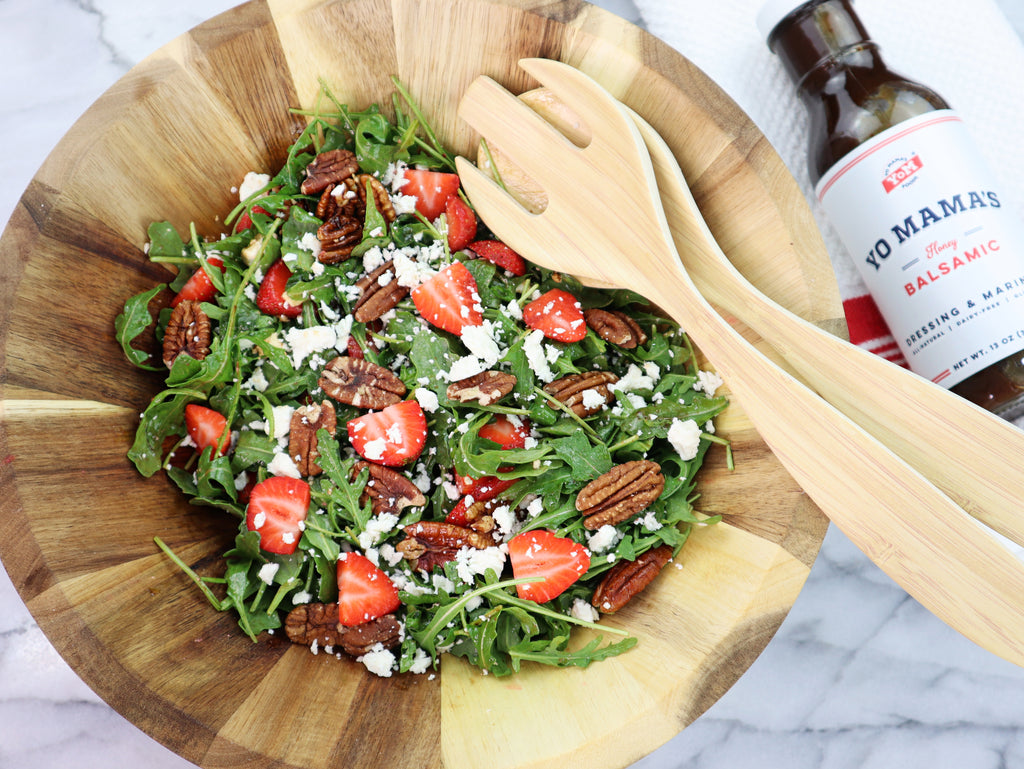 Balsamic Arugula Salad - Yo Mama's Foods