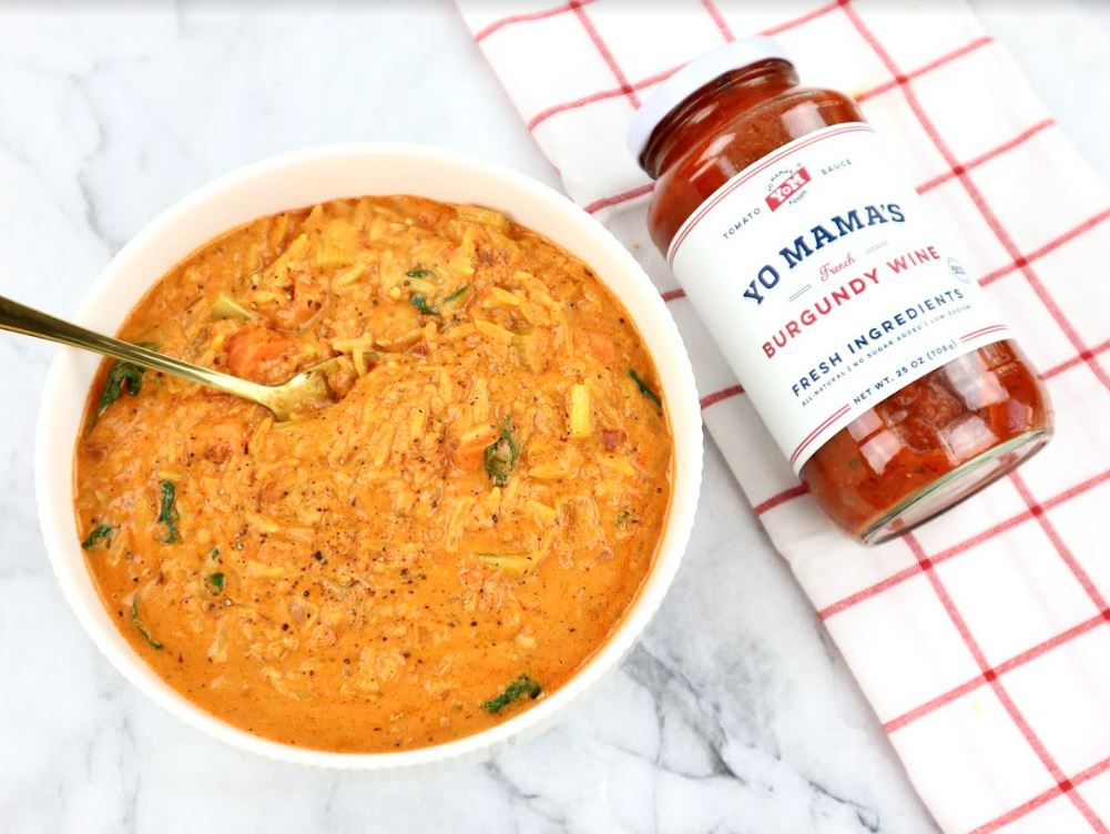 Burgundy Wine Orzo Soup - Yo Mama's Foods