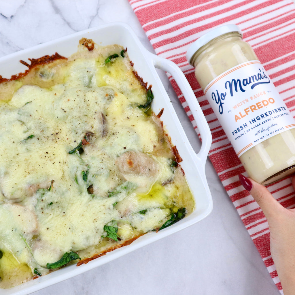 Classic Alfredo Baked Gnocchi - Yo Mama's Foods