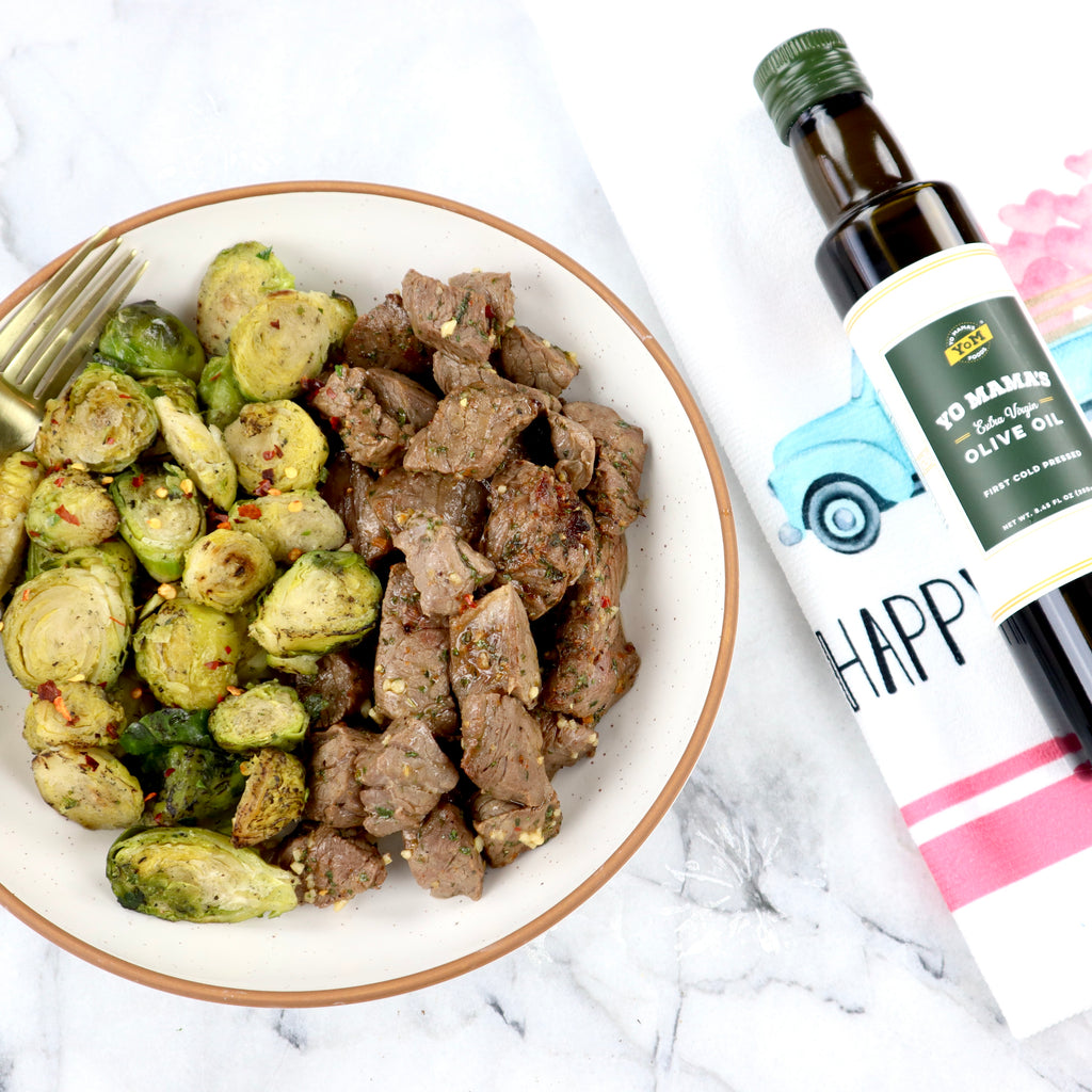 Air Fryer Steak Bites - Yo Mama's Foods