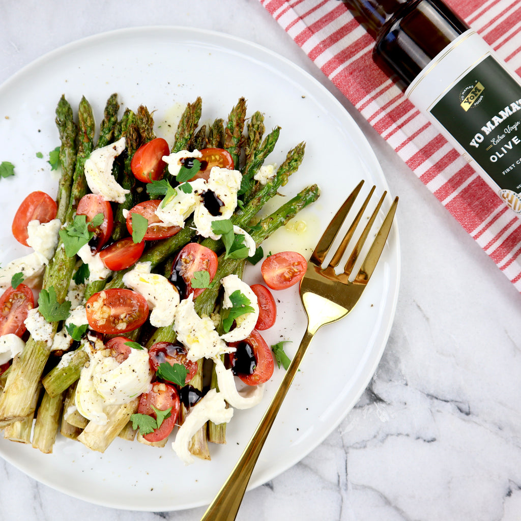 Roasted Asparagus Salad - Yo Mama's Foods