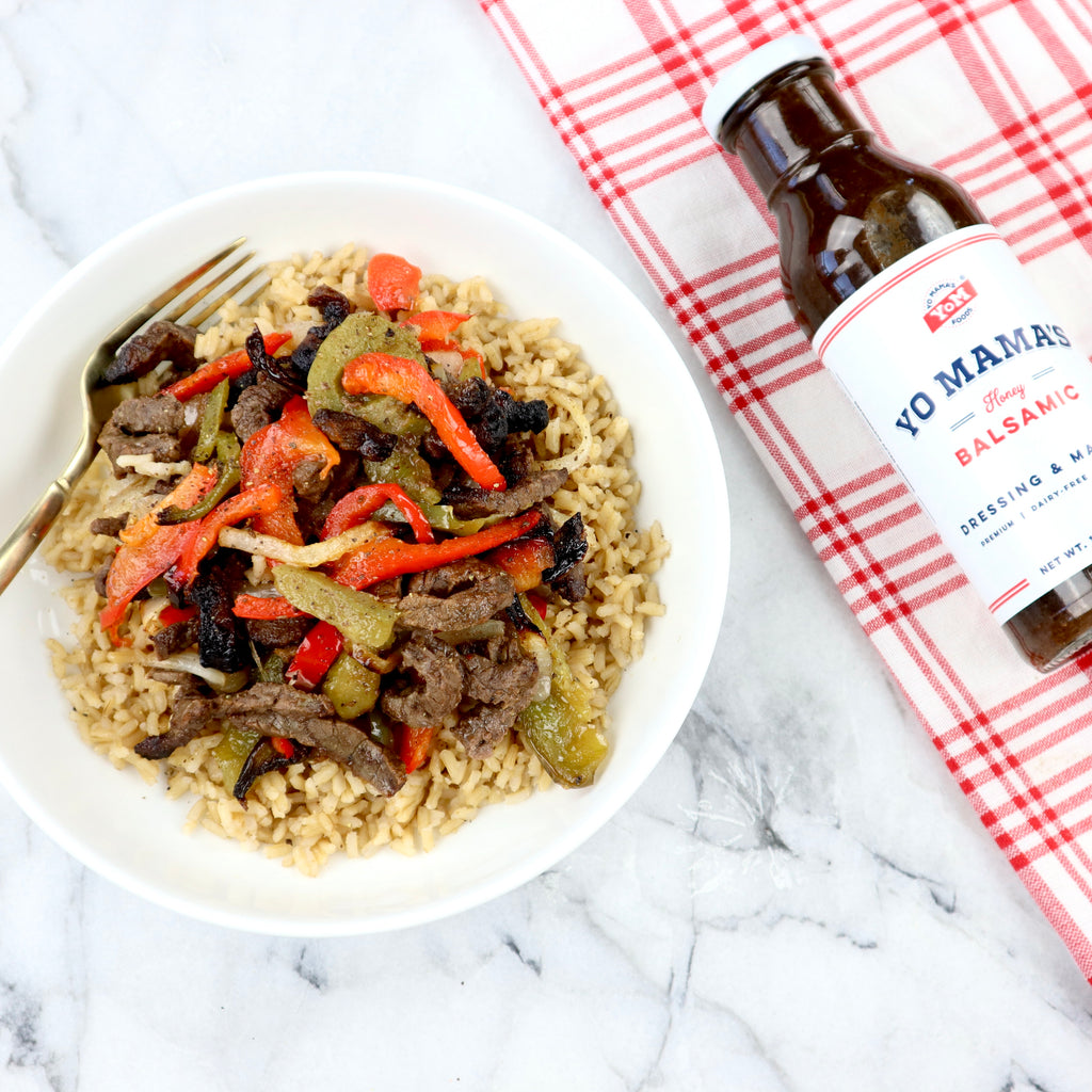 Balsamic Fajita Bowl - Yo Mama's Foods
