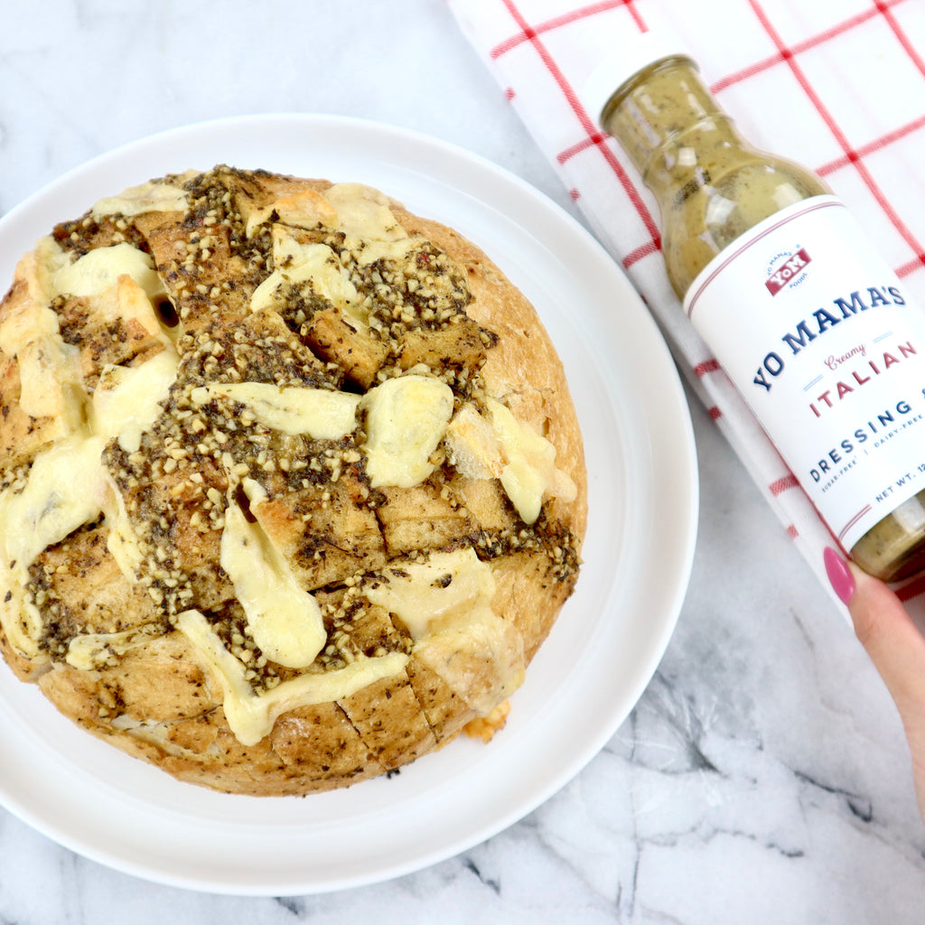 Italian Garlic Sourdough Bread - Yo Mama's Foods