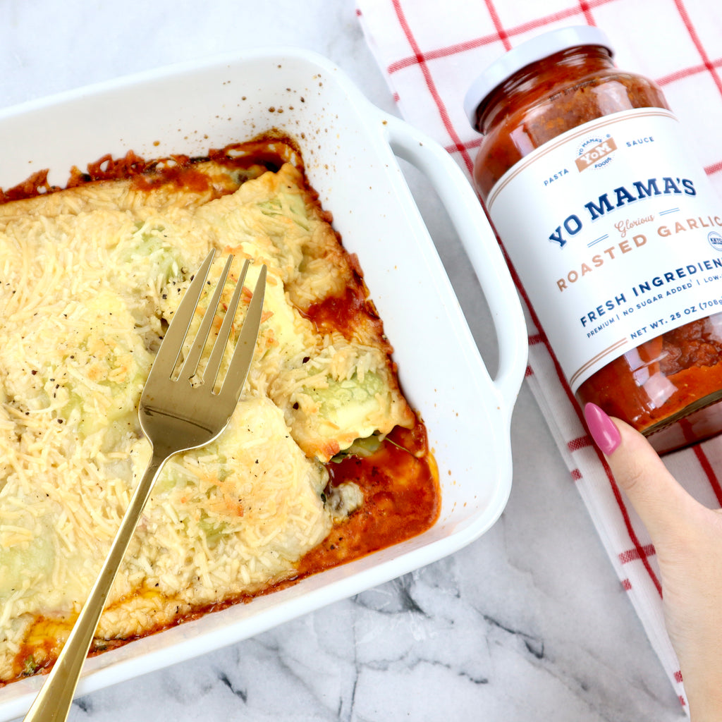 Baked Ravioli - Yo Mama's Foods