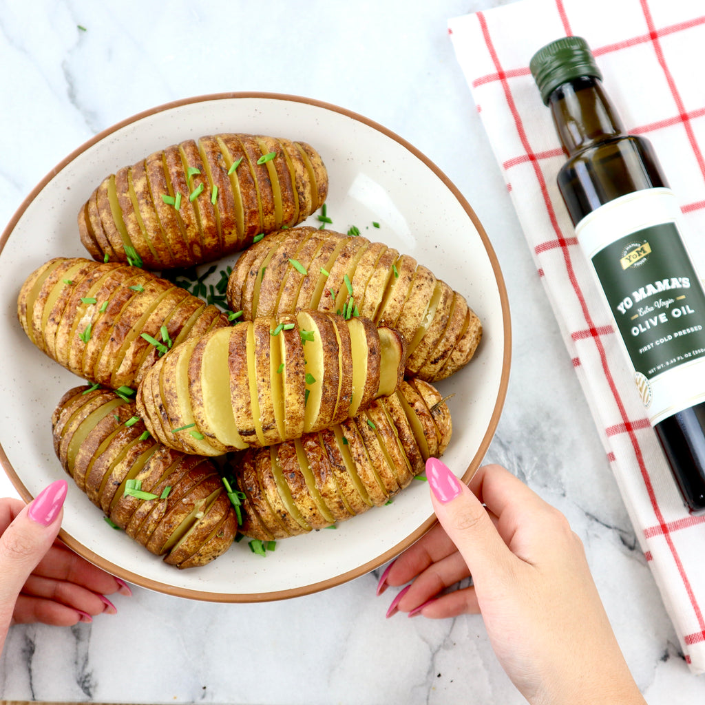 Hasselback Potatoes - Yo Mama's Foods