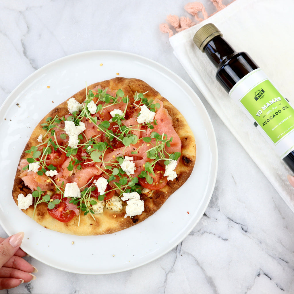 Lox on Naan - Yo Mama's Foods