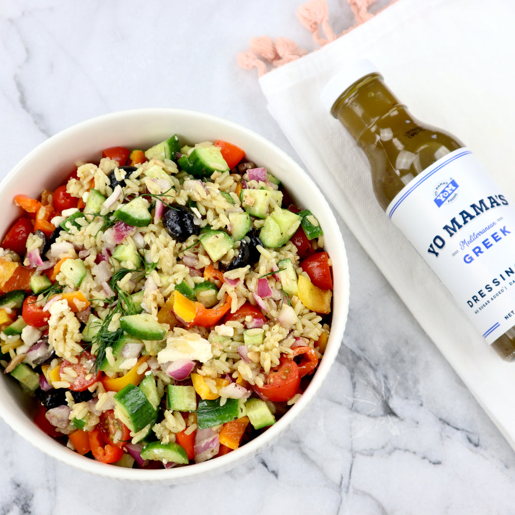 Greek Pilaf Salad - Yo Mama's Foods