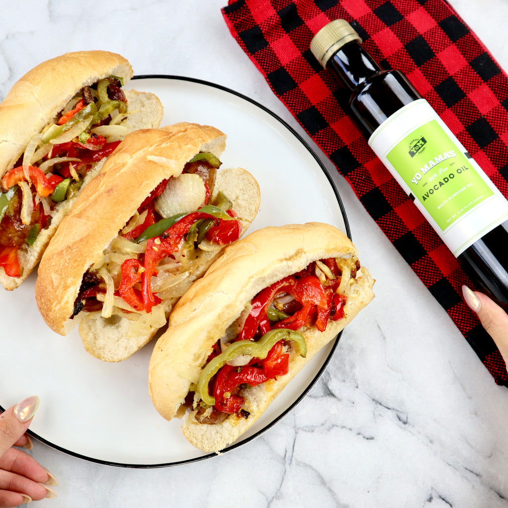 Bratwurst Sandwich - Yo Mama's Foods