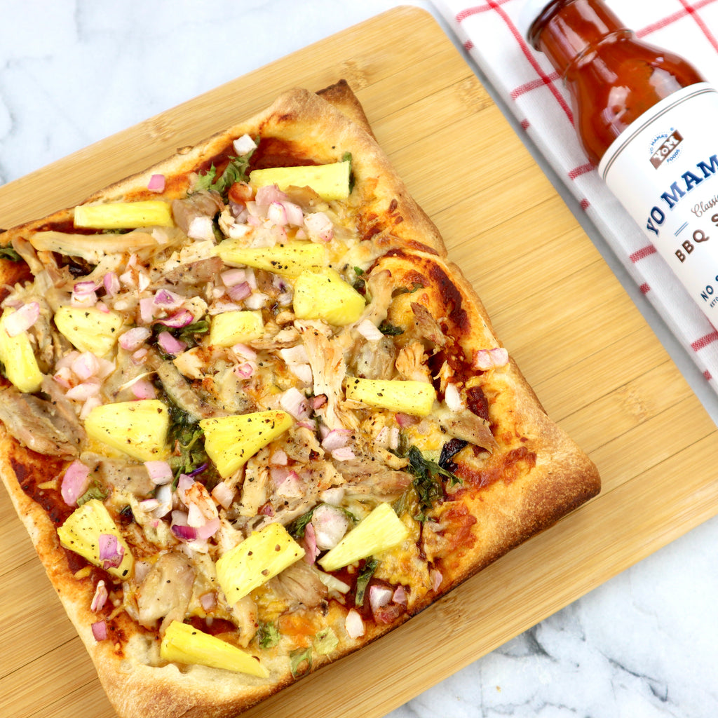 BBQ Chicken Pizza - Yo Mama's Foods