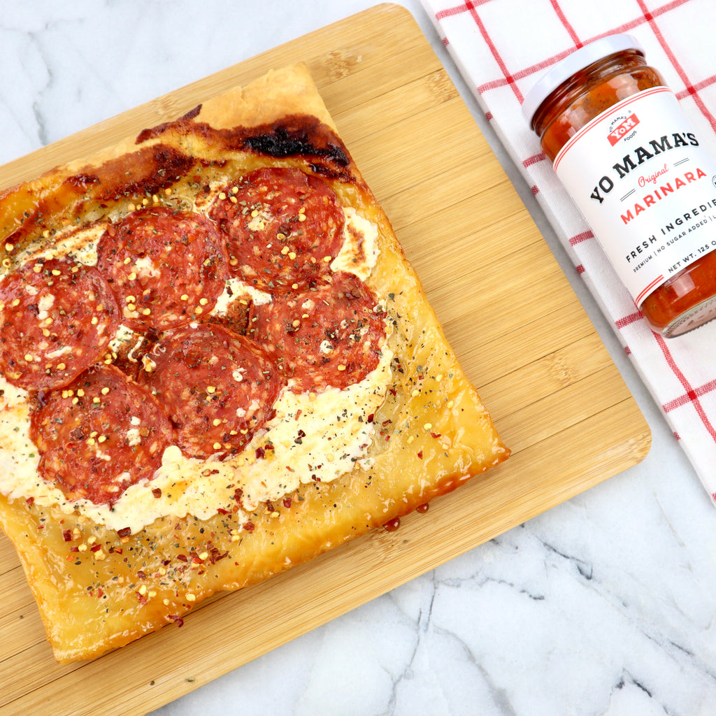 Puff Pastry Pizza - Yo Mama's Foods