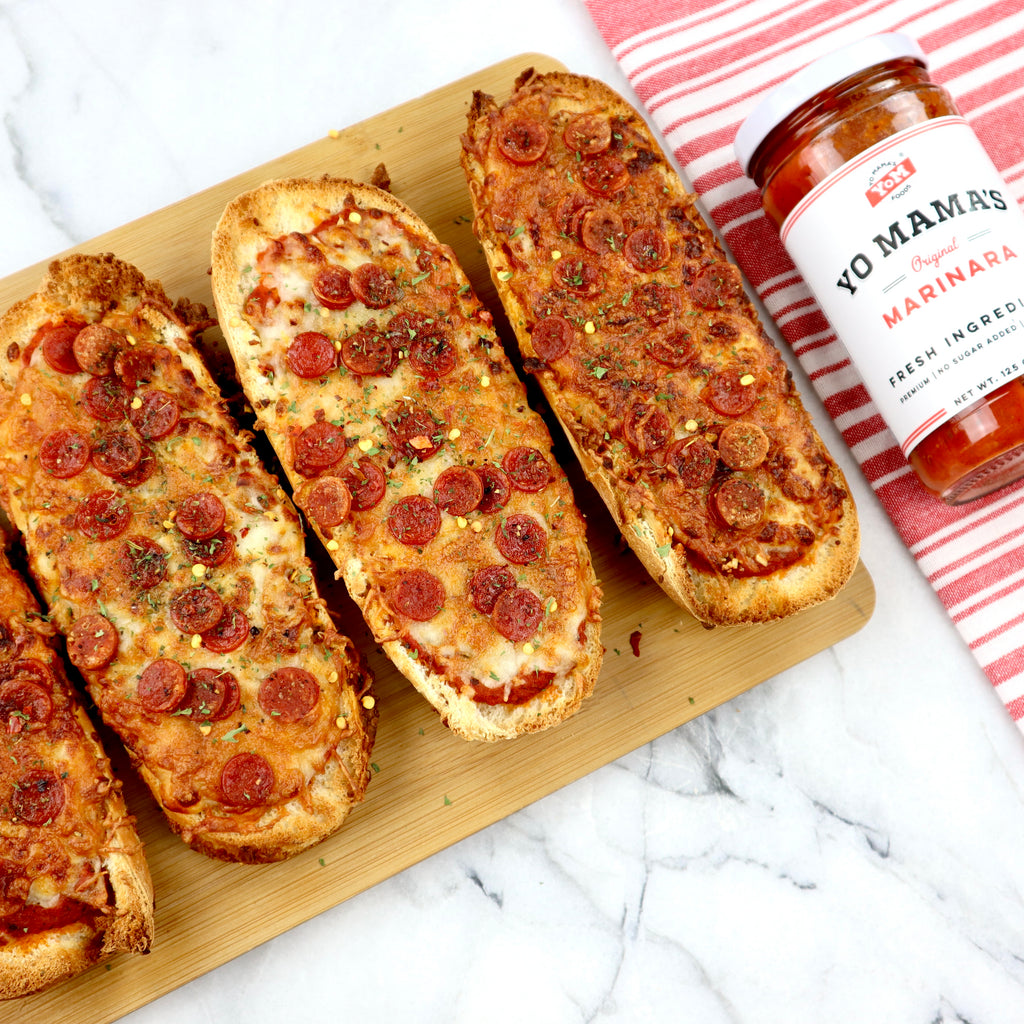 French Bread Pizza - Yo Mama's Foods