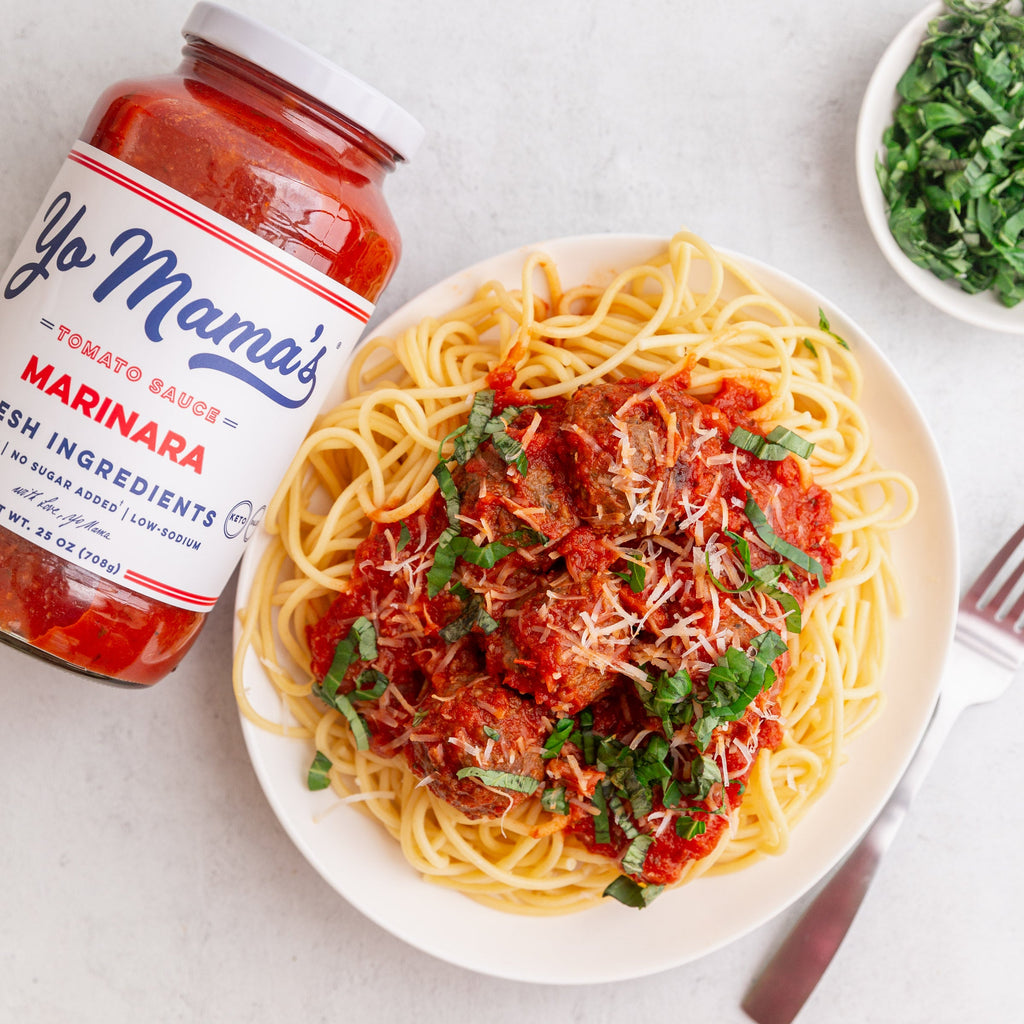Classic Spaghetti and Meatballs - Yo Mama's Foods