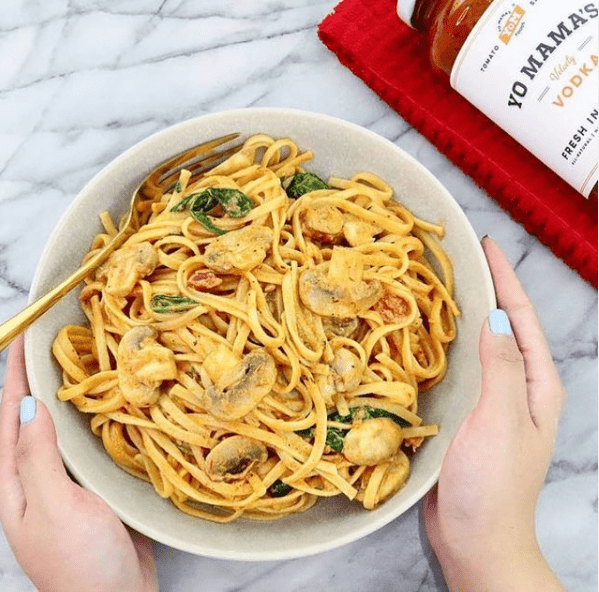 Vodka Linguine - Yo Mama's Foods