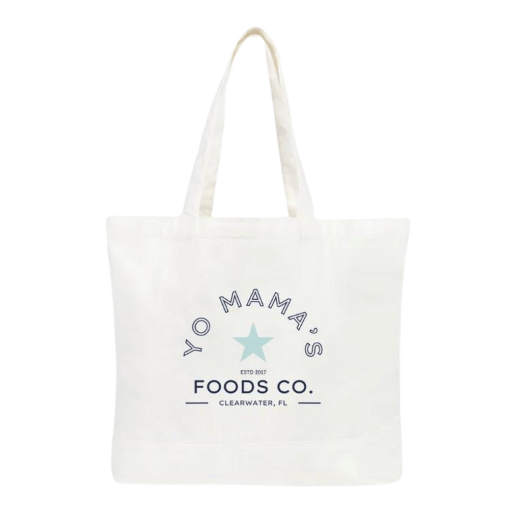 Yo Mama's Large Cotton Tote Bag - Yo Mama's Foods