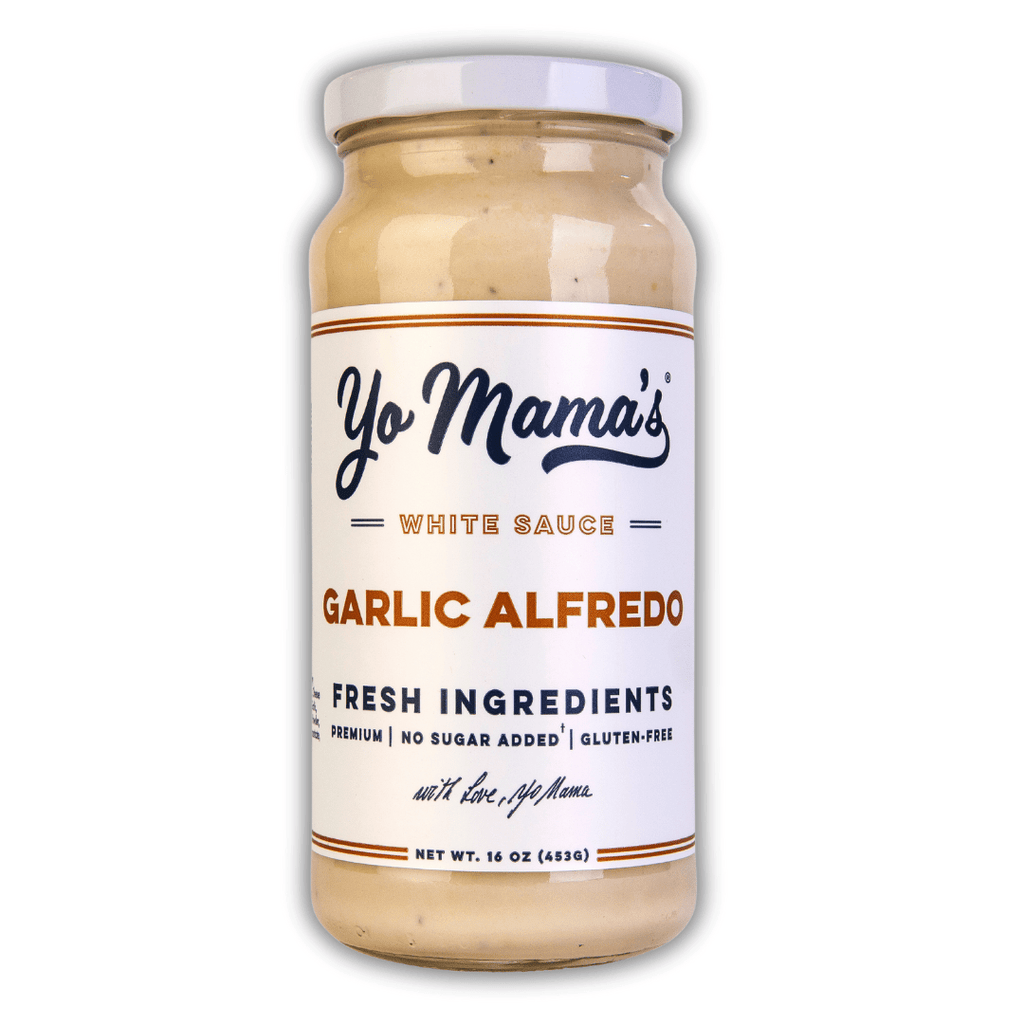 Roasted Garlic Alfredo Sauce - Yo Mama's Foods