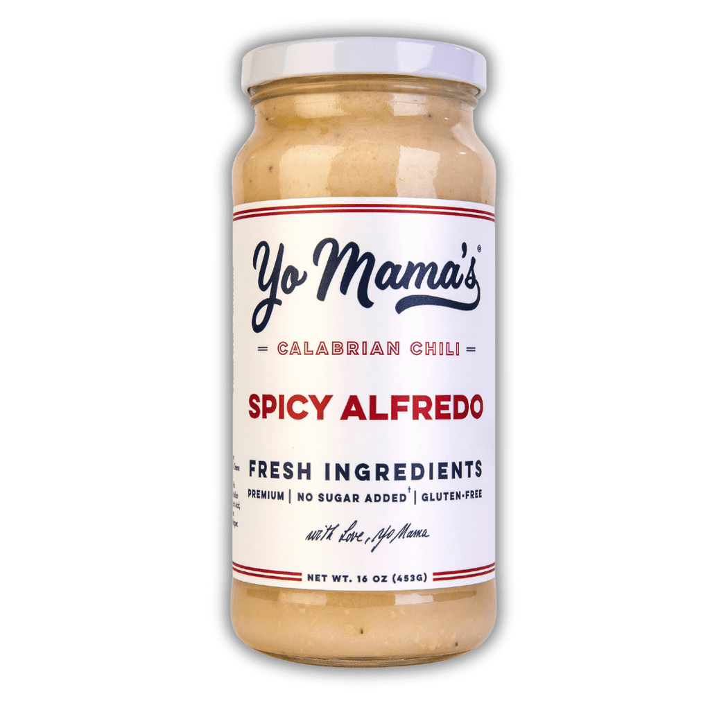 Spicy Alfredo Sauce - Yo Mama's Foods