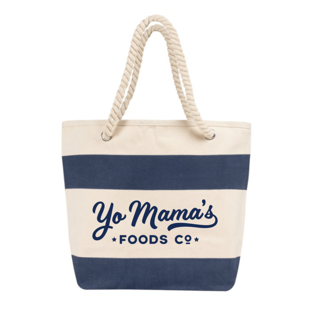 Yo Mama's Rope Handle Cotton Canvas Tote - Yo Mama's Foods