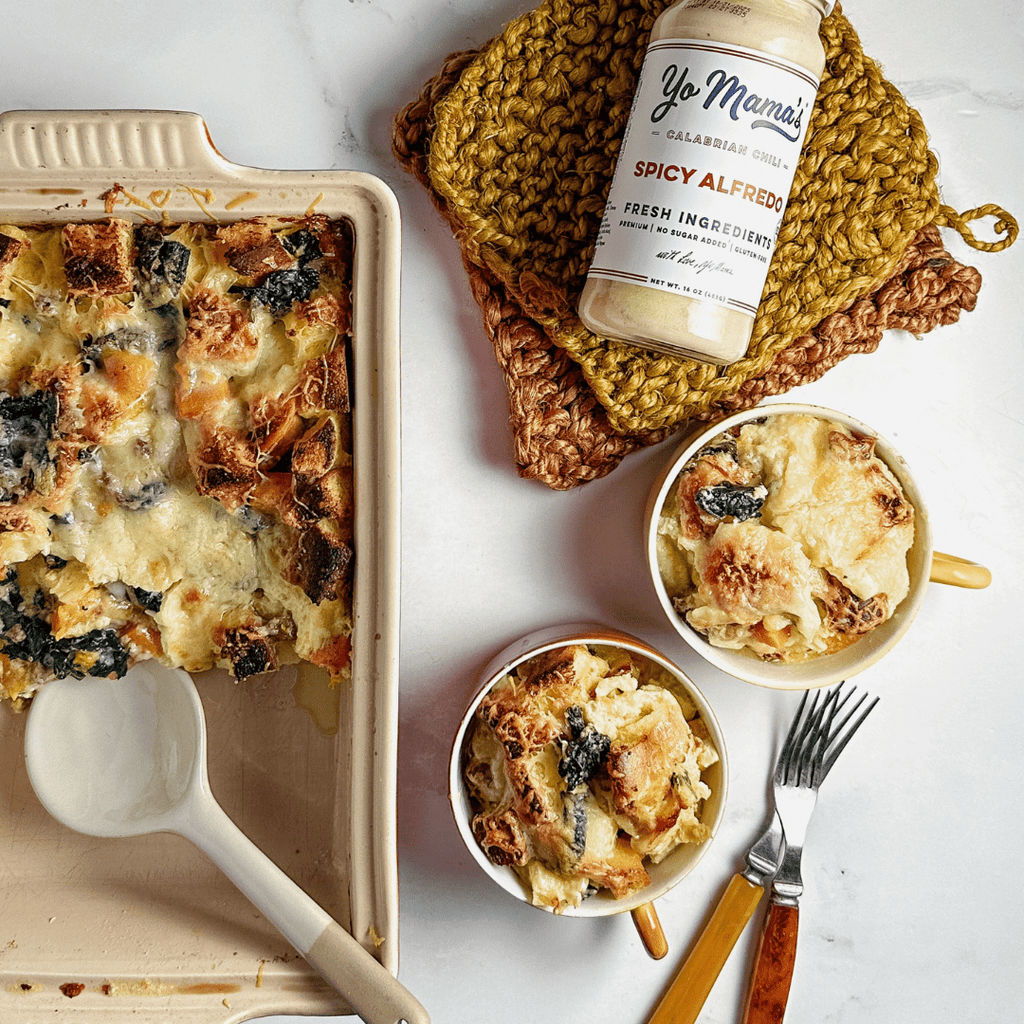 Spicy Alfredo Sauce - Yo Mama's Foods