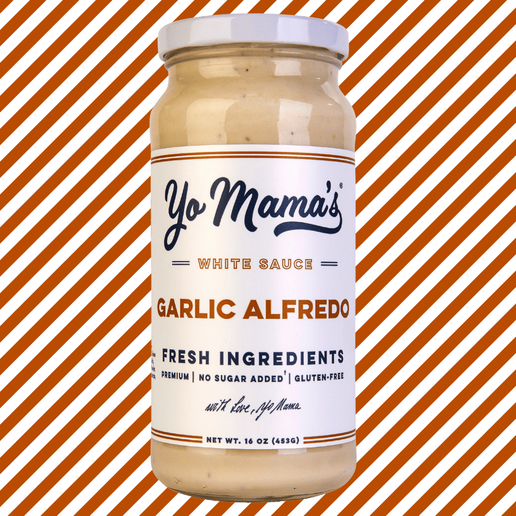 Roasted Garlic Alfredo Sauce - Yo Mama's Foods