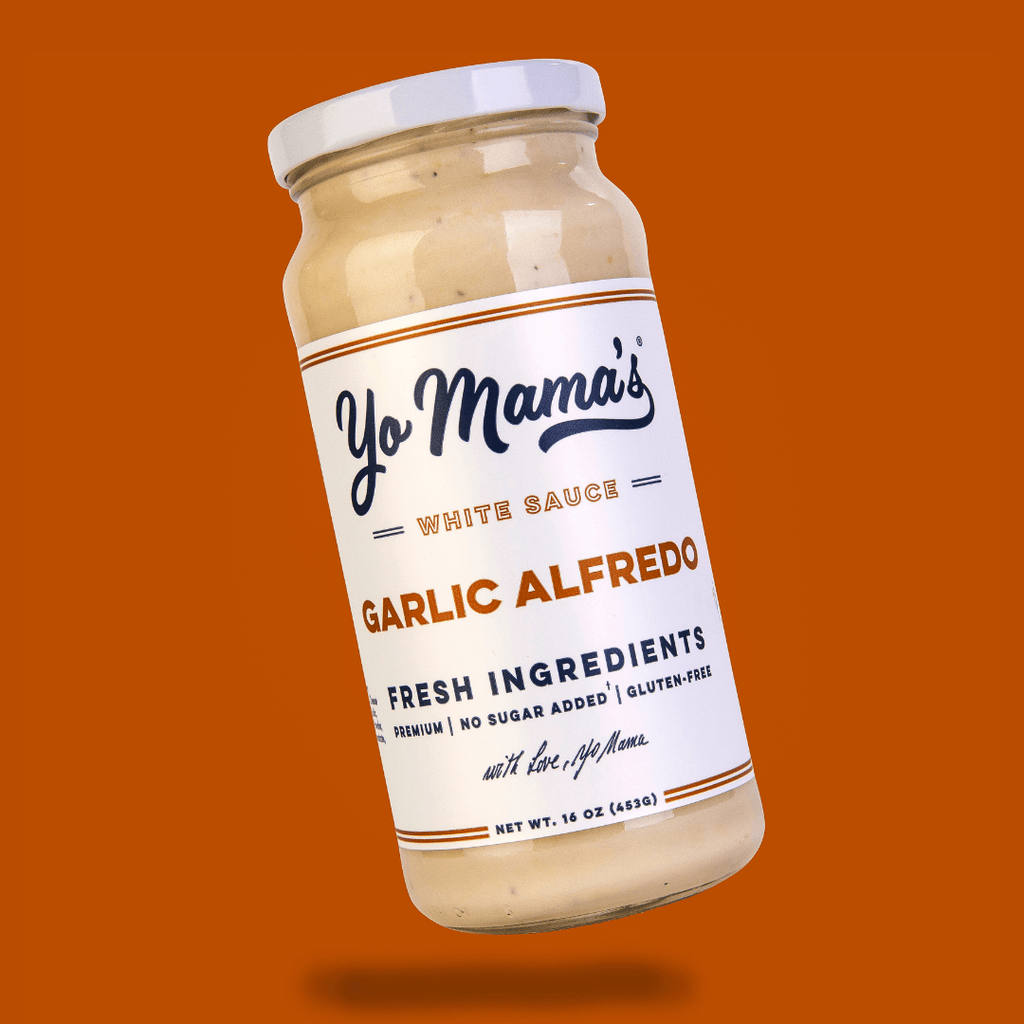 Roasted Garlic Alfredo Sauce - Yo Mama's Foods