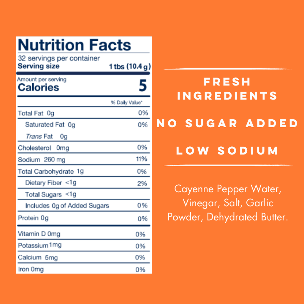 No Sugar Hot Buffalo - Yo Mama's Foods