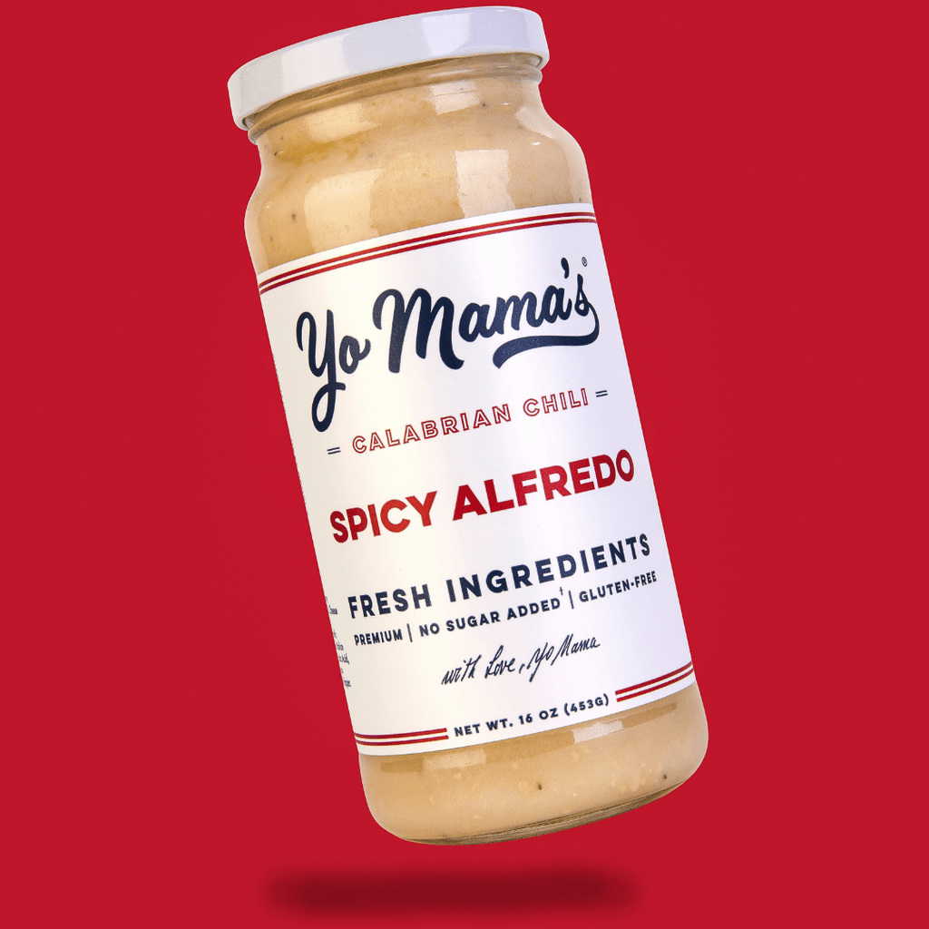 Spicy Alfredo Sauce - Yo Mama's Foods