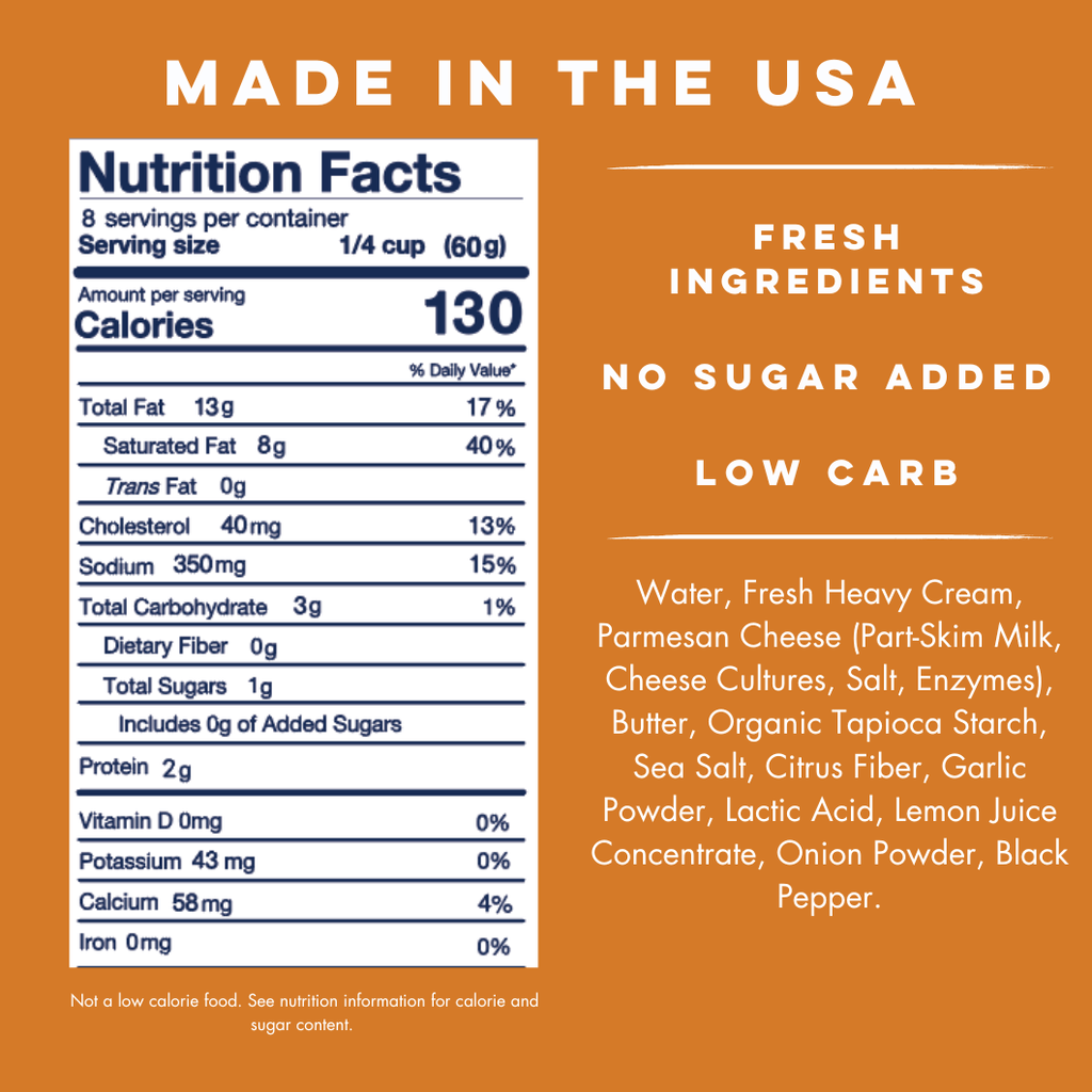 Classic Alfredo Sauce - Yo Mama's Foods