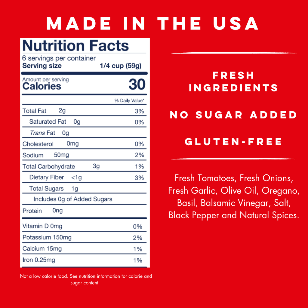 Classic Pizza Sauce - Yo Mama's Foods